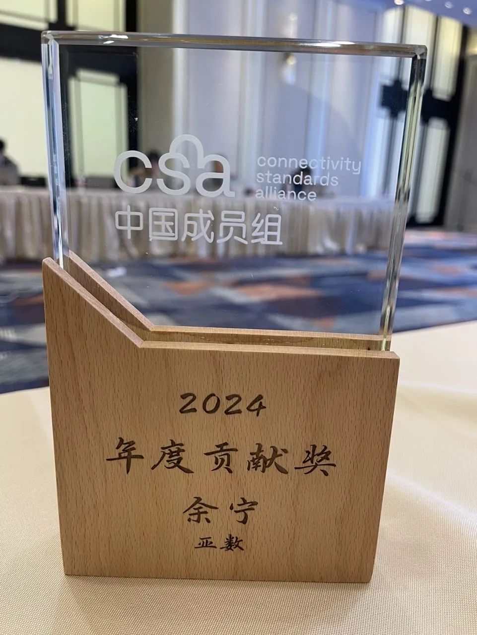 亚数CA事业部余宁荣获CMGC年度贡献奖